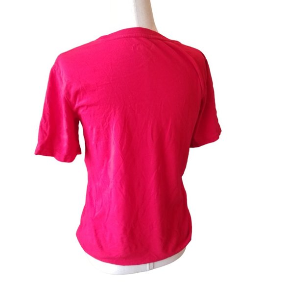 Teen Unisex Graphic T Tshirt XL NASA Red Spaceship Space Shuttle Juniors Tagless - Picture 12 of 14